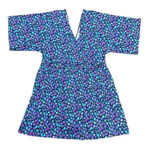 Lilly Pulitzer Parigi Skort Seabreeze Blue Pink XL Short Sleeve Romper NEW $168